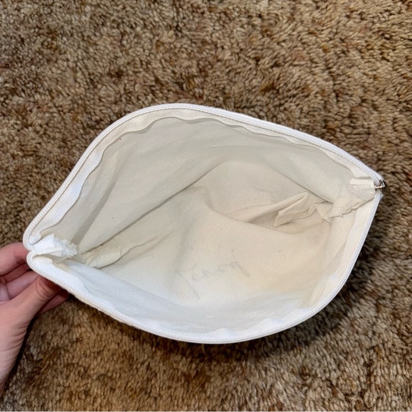 ✅100% Cotton Canvas Zip Pouch You Are Loved Rainbow - Picture 4 of 6